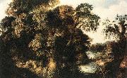 Alexander, Forest Scene - Oil on oak